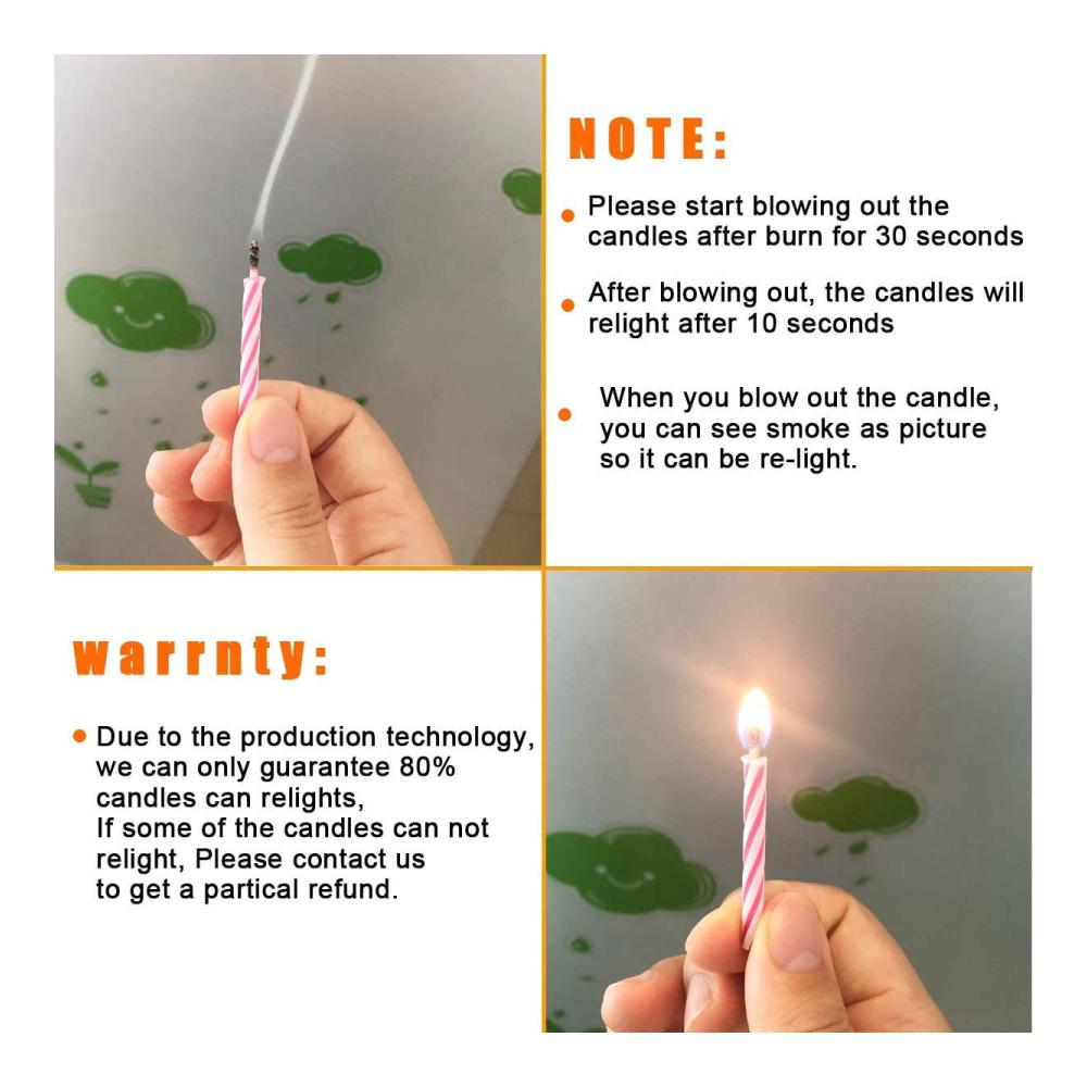 Erlebe den Zauber Magic Relight Geburtstagskerzen - 40er Set Kuchenkerzen für lustige Streiche und festliche Dekorationen. Ideal für Geburtstage Partys Weihnachten und Feiern. Überrasche deine Gäste mit diesem Trickkerzen-Pr