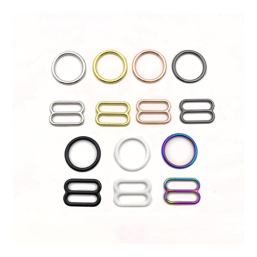 Entdecken Sie Stil und Funktionalität 20er Set Gürtelschnallen in 6 Farben - Perfekte Anpassung für BHs und Unterwäsche mit Riemenversteller und Schiebern - Hochwertiges Zubehör für individuellen Komfort und modische Vielfalt