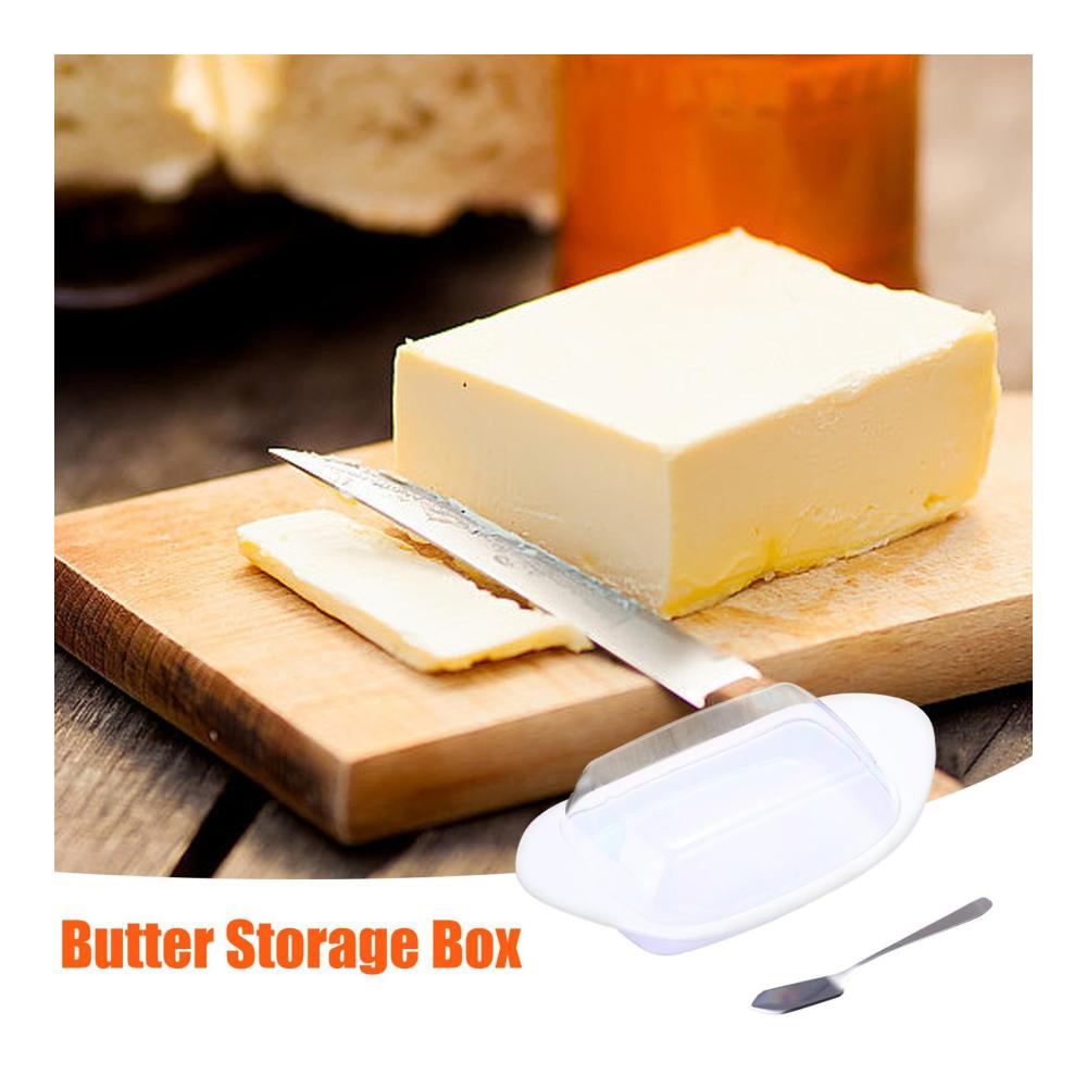 Butterdosen Bootsform Butterbehälter mit transparentem Deckel | Praktisches Butterhalter-Tablett für Ihre Küche | Frischhaltedosen für frische Butter auf der Arbeitsplatte | Modernes