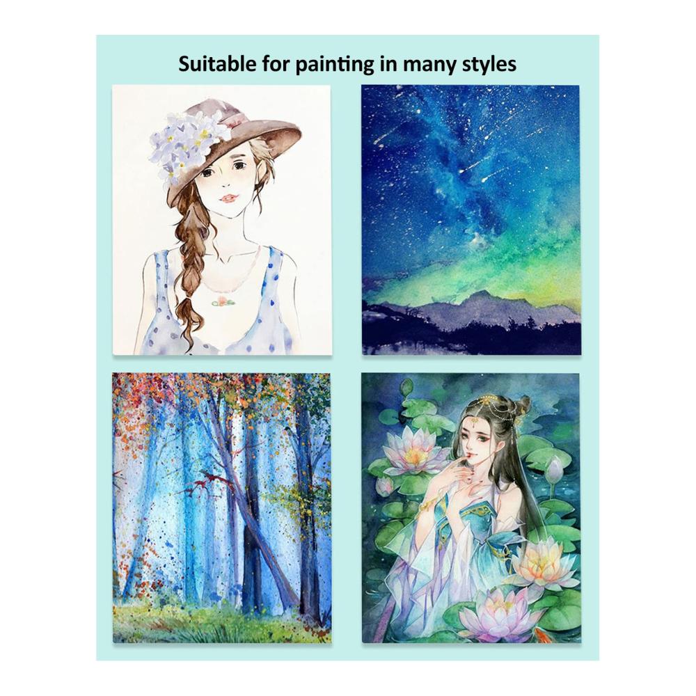 Entfalte deine Kreativität mit unserem Künstler-Aquarellfarben-Set! Umweltfreundlich glitzernd metallisch und solide. Mühelose Aufbewahrung tragbar und leicht. Perfekt für Kinder Erwachsene Anfänger und Künstler. Entdecke die Welt der Farben & Lacke