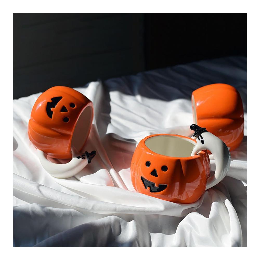 Entdecken Sie kreative Marker & Filzstifte mit unserer einzigartigen Kürbisbecher-Kollektion - Cartoon-Kürbis-Keramiktassen perfekt für Halloween Frauen Kinder und als originelles Thanksgiving-Geschenk. Genießen Sie 330 ml heiße und kalte Getränke in diesen handgefertigten Kür