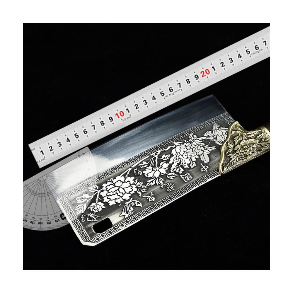 Handgefertigte Schmiedeküchenmesser Peony Venins 7.7 Zoll - Premium Küchenmesserset für präzises Schneiden - Inklusive Chopper Heißmesser Fleisch- und Geflügelwerkzeuge