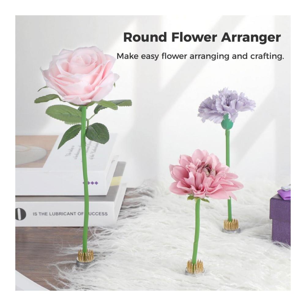 Mini-Blumen-Igel 12 Stück 2-3 cm Blumenfrosch-Design Perfekt für Tafelaufsatz Deko & Handwerk Robuste Werkzeuge für kreative Arrangements & Geschen