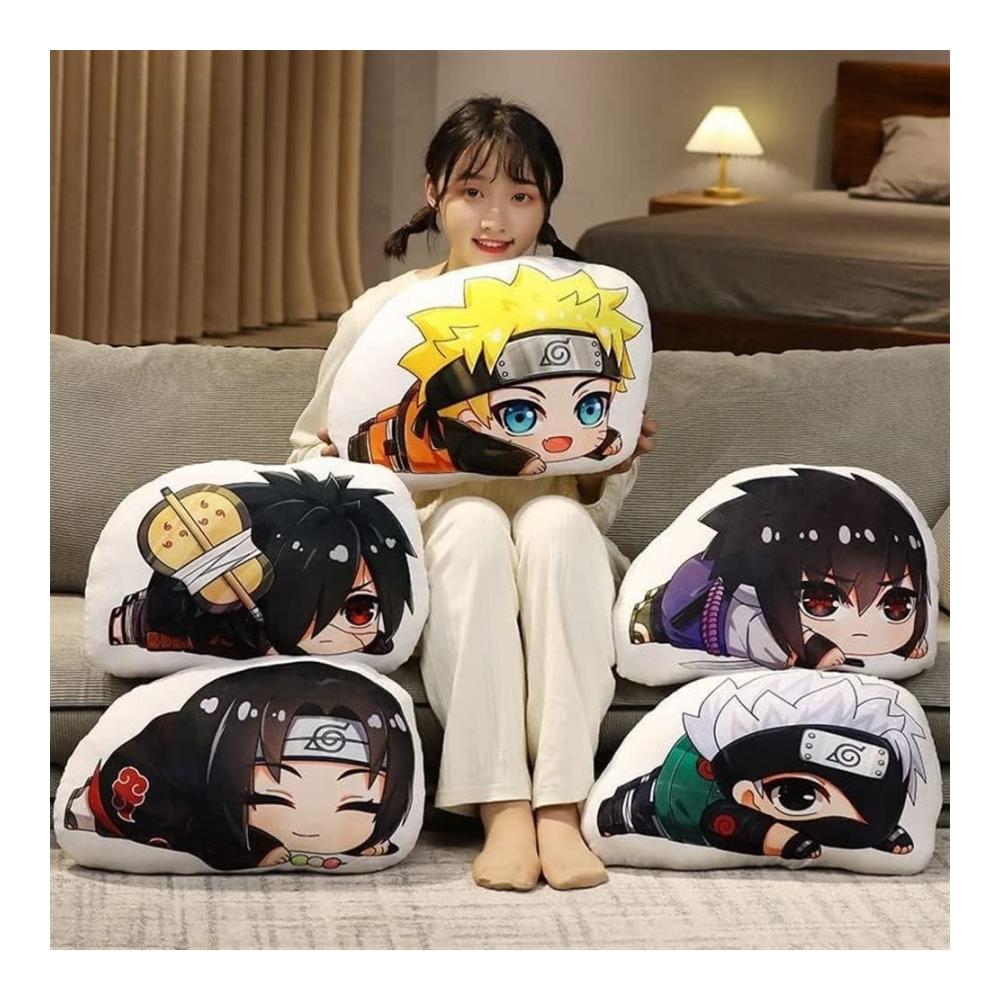 Erstaunliche Zierkissen Plüschkissen Anime Hatake Kakashi Cartoon-Rückenkissen mit doppelseitigem Wurfkissen weich gefülltes Kissen für Jungen und Mädchen. Perfekte Geschenke! (Farbe Uc