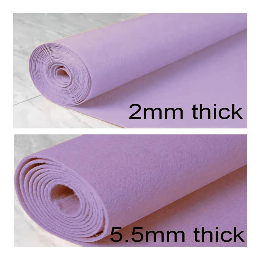 Premium Lila Hochzeits-Gangläufer Teppichläufer | 5.5mm dick | Perfekte Dekoration für drinnen & draußen | 4.92x32.8ft | Ideal für Partys & Events