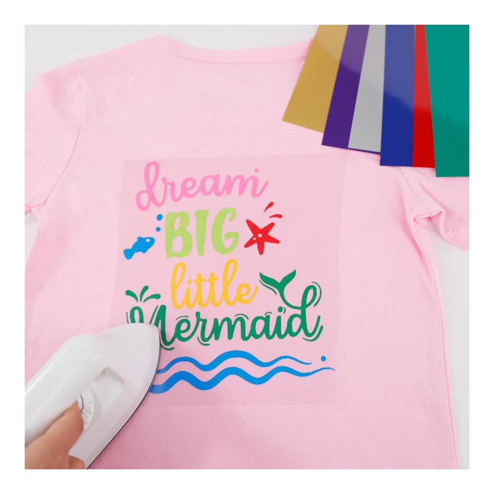 Entdecken Sie die Vielfalt Zwanzer Plotterfolie Textil - 12 Farben Flexfolie für lebendige Designs! Ideal für T-Shirts & Stoffe einfach zu verwenden mit Heißpressen oder Haushaltseisen (30.48cm x 20.32cm
