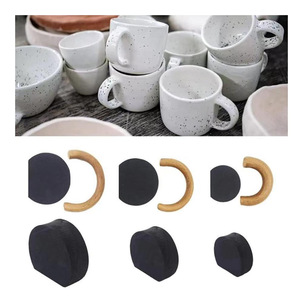 Entdecken Sie das Ultimative Werkzeug 12-teiliges Töpferbecher Griffformen Set für Kreative Tonbecher! Perfekt für Tassengriffherstellung bietet verschiedene Größen und Formen. Meistern Sie die Kunst mit hochwertigen Töpferbecher Griffformen für einzigartige Ton Bechergriffe