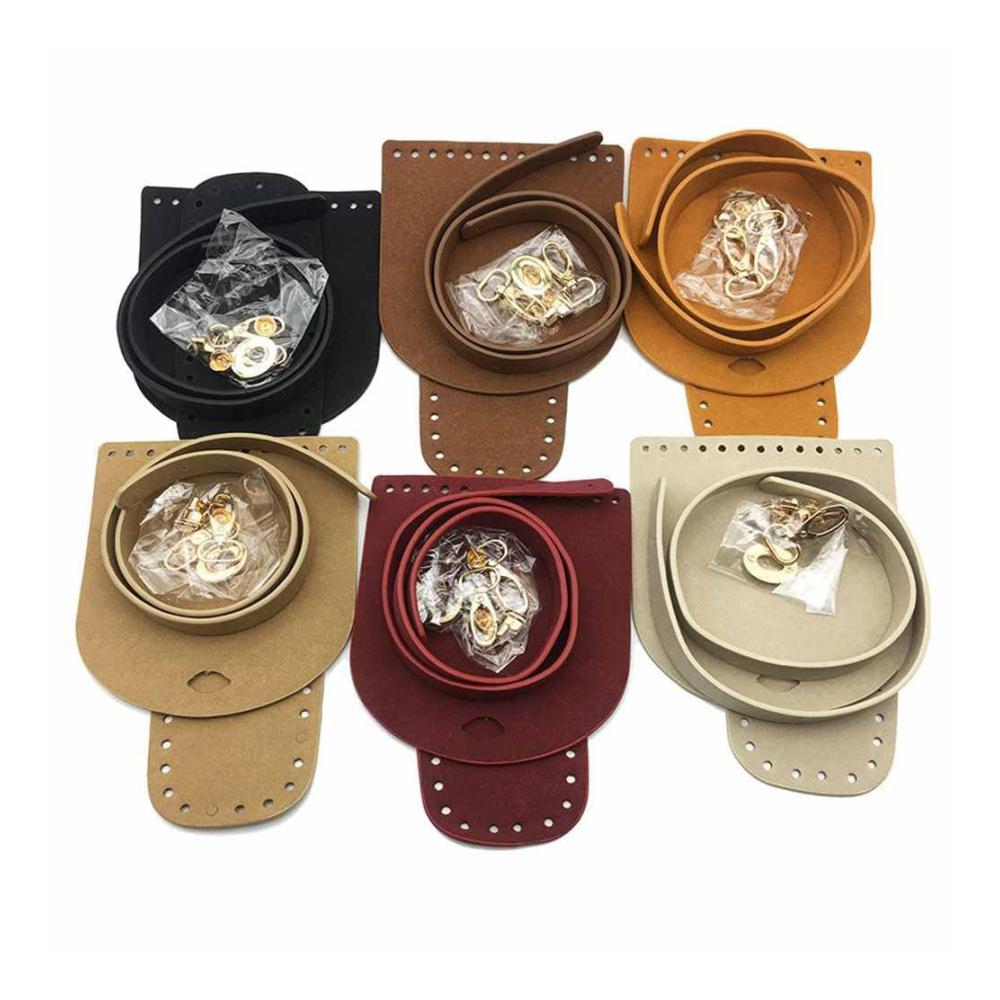 Entfalte deine Kreativität Taschenherstellung Deluxe-Set mit PU Ledertasche Strick- und Häkelzubehör Taschenbodenformer Kissenbasis und mehr! Perfekt für stilvolle selbstgemachte