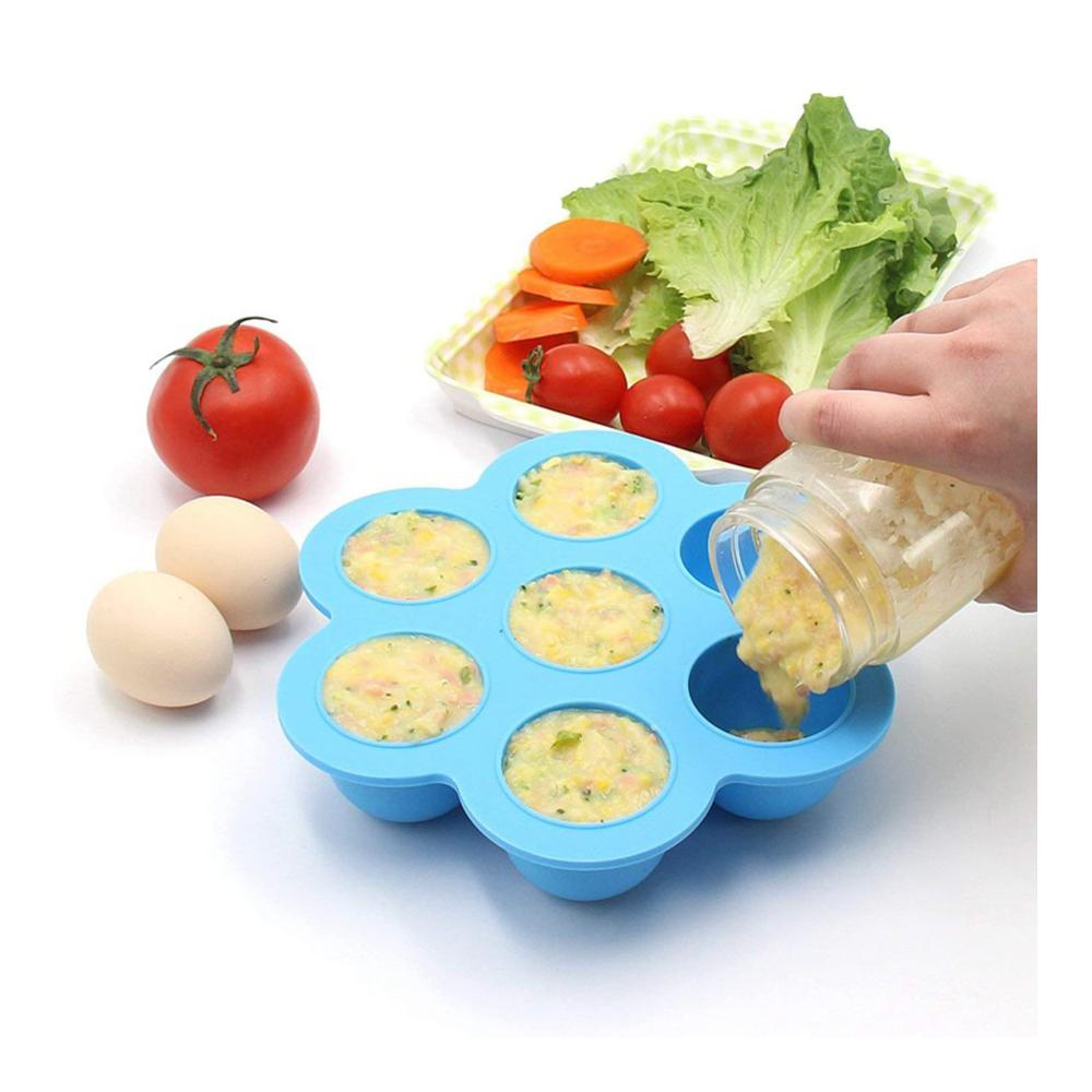 Backen Sie mit Leichtigkeit! Muffinbackformen Blech für köstliche Muffins Puddings und Gelees | Einfache Entformung | Ideal für Heißluftfritteusen | Groß & Sil