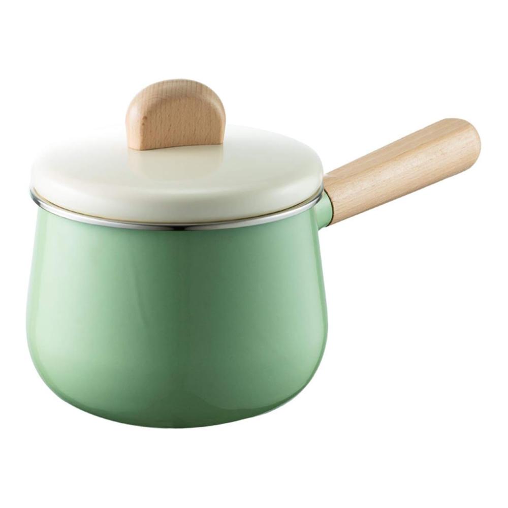 Premium Milchtöpfe Set | Tragbare Antihaft-Milchpfannen mit 14 cm Durchmesser | Multifunktionale Haushalts-Emaille-Babynahrungsergänzung | Hochwertige Töpfe & Pfannen für jeden Bedarf