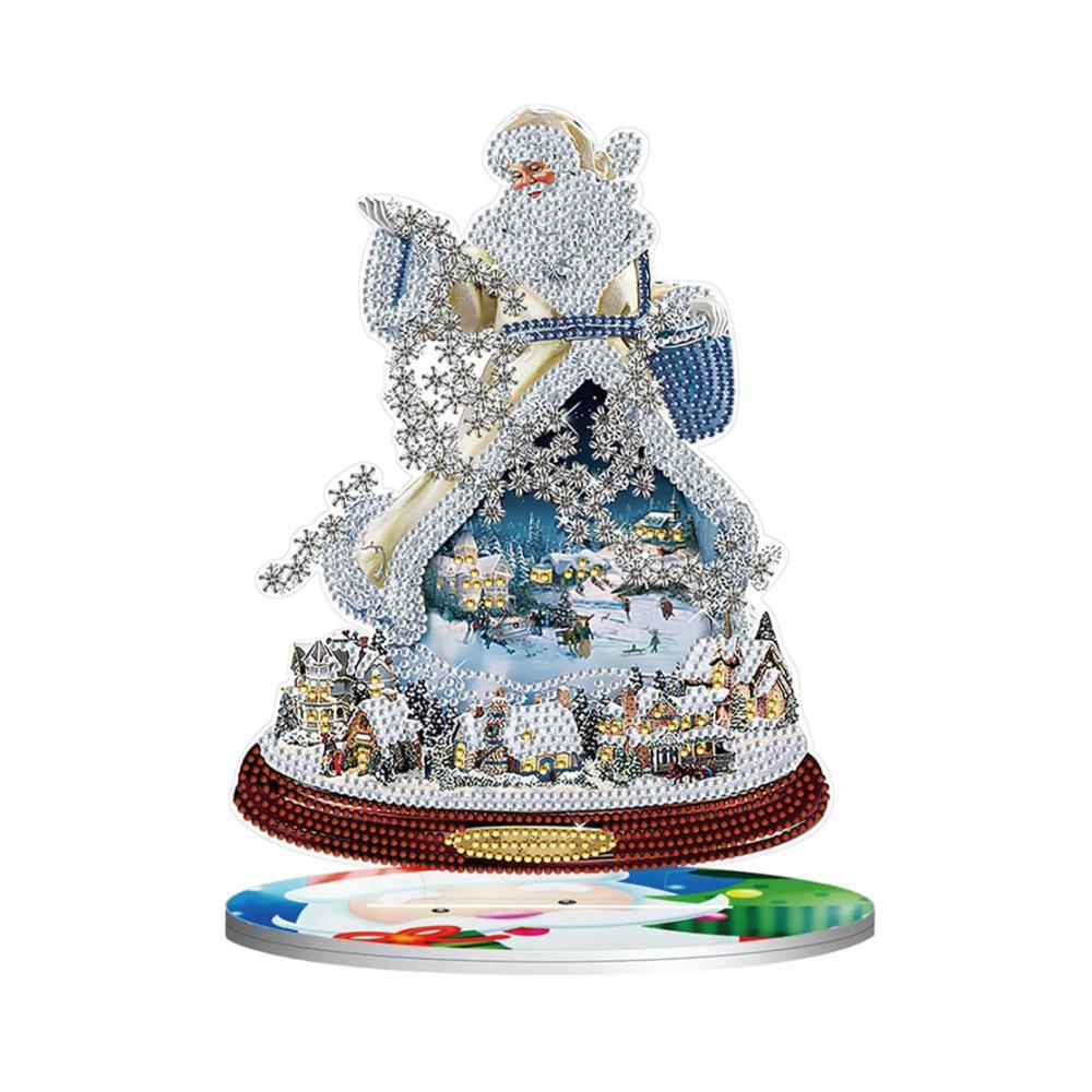 Erstellen Sie funkelnde Kunstwerke mit unseren Mosaikfliesen - Weihnachtsmann Schneemann und mehr. Perfekt für DIY-Diamantmalerei und Weihnachtsdekorationen