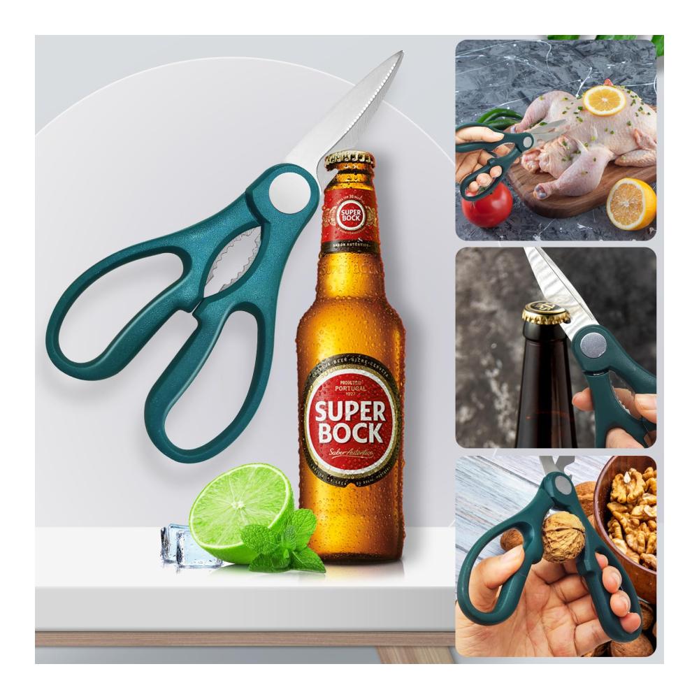 Entdecken Sie müheloses Schneiden Premium Küchenmesserset inklusive DoubleS Schneidebrett aus antibakteriellem Kunststoff mit Saftrillen. Perfekte Ergänzung mit einteiligen rutschfesten Silikongriffen und Küchenhelfer-Set. BPA-frei und spülmaschinenfest. Innovatives Design für ultimative Küchenleistung