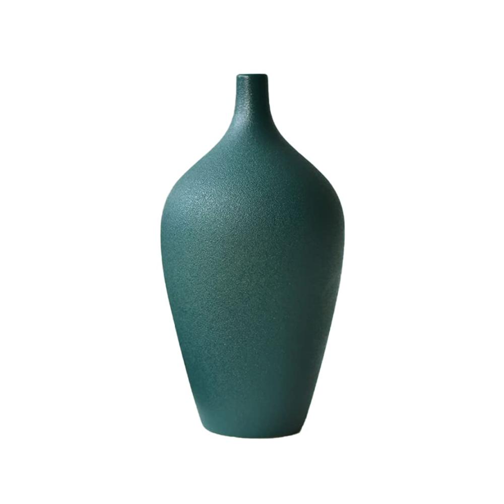 Attraktive Keramikvase im skandinavischen Stil – Ideal für Blumenarrangements und Heimdekoration – Bunte matte Oberfläche – Perfekte Ergänzung für Ihr Zuhause