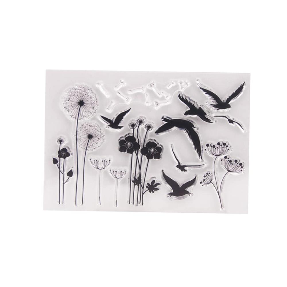 Entdecken Sie Kreativität mit 6 Stück Sticker-Sammlung | Premium Silikon-Stempel für Scrapbooking Karten & mehr | Tierische Motive transparente Designs | DIY Kunst und Dekoration für Ihr Sammelalbum
