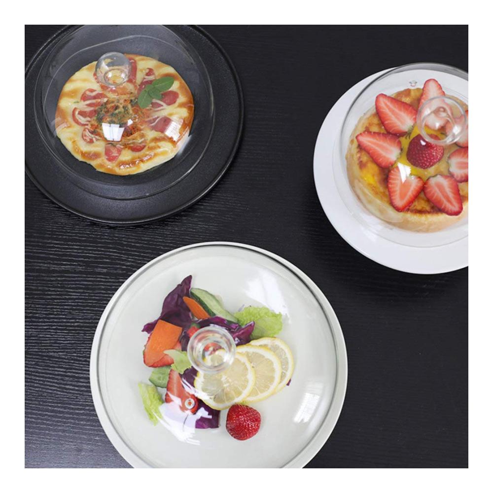 Entdecken Sie Eleganz und Funktionalität mit unseren hochwertigen Bestecksets - SOLUSTRE Tellerglocke & mehr Speiseglocke Glas-Mikrowellen-Deckel Fliegenhaube Spritzschutz & Abdeckhaube für Speisen Käse Kuchen & mehr. Praktisch für Kühlschrank und Mikrowelle