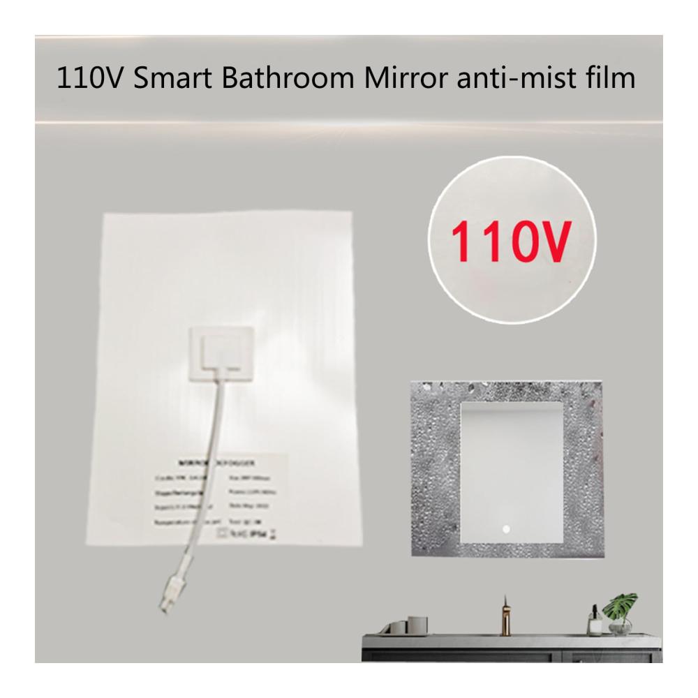 Fensterfolien - Schutz für klare Sicht! Anti-Beschlag-Folie für Bad & Dusche | Elektronische Heizfolie 110V | Rund & Quadratisch | Anti-Beschlag-Folie für zu Hause