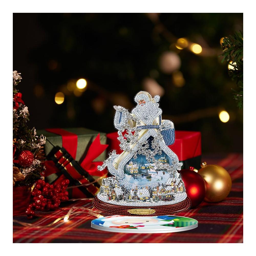 Erstellen Sie funkelnde Kunstwerke mit unseren Mosaikfliesen - Weihnachtsmann Schneemann und mehr. Perfekt für DIY-Diamantmalerei und Weihnachtsdekorationen