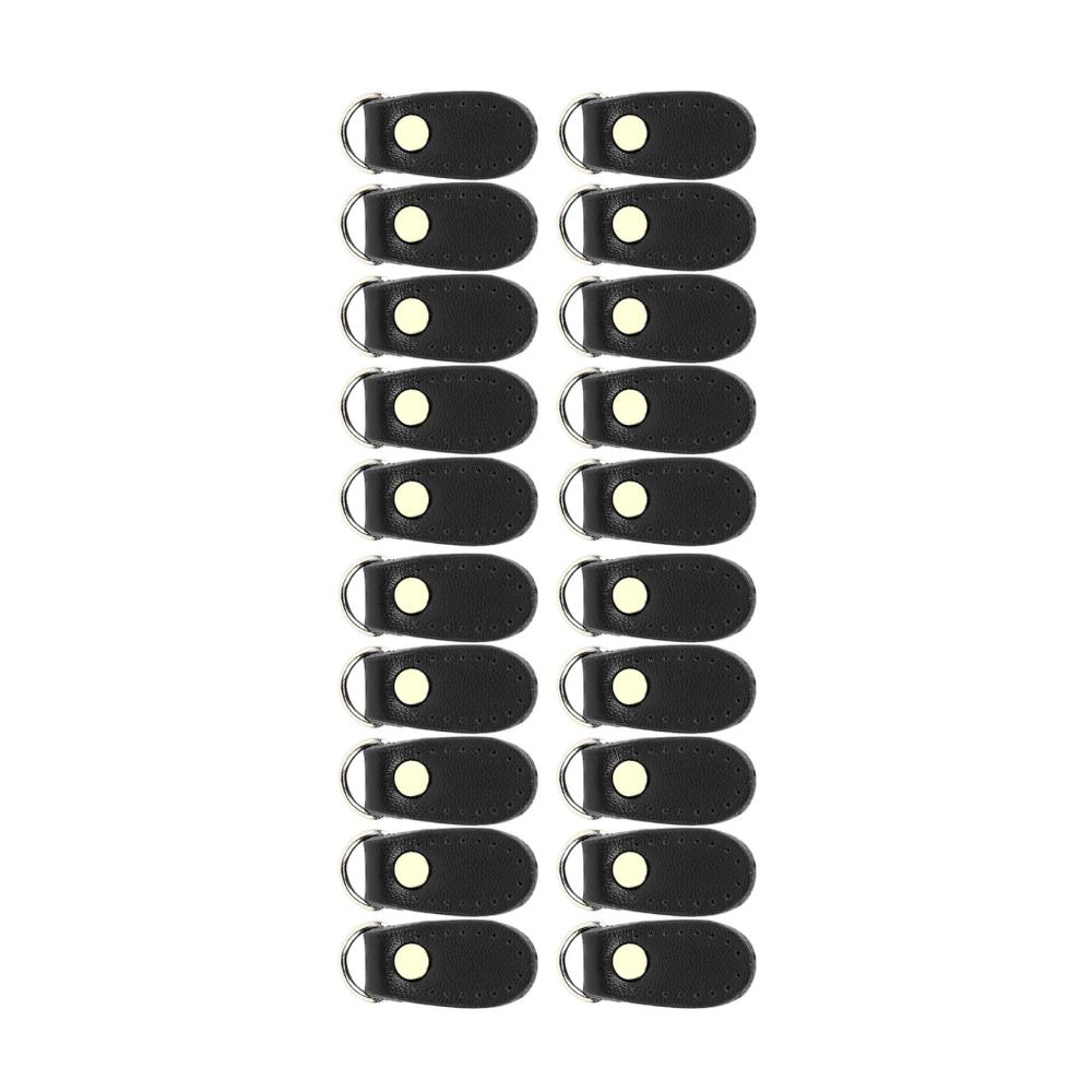 Effektiver Klebstoffentferner für Leder-D-Ringe | 20 Stück DIY-Handtaschen-Zubehör | Entfernt mühelos Kleberückstände | Für perfekte Lederprojekte und Handtaschenherstellung | Präzises Arbeiten ohne Beschädigung (Schwarz