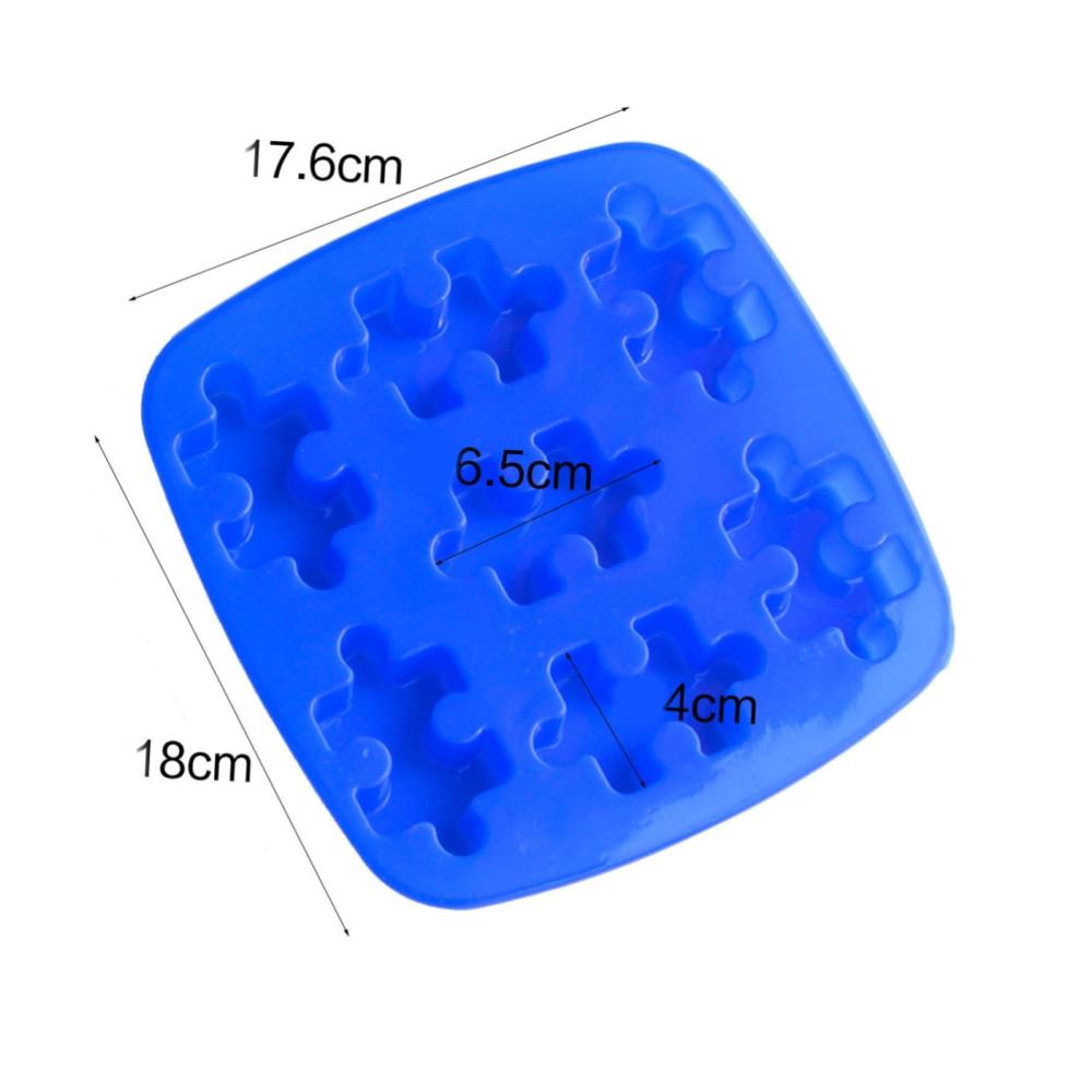 Hochwertige Silikon Ausstechformen Set für DIY Backen - Perfekt für Kuchen Süßigkeiten Schokolade und Eis - Leicht zu verwenden und zu reinigen - 3 Stück inklusive