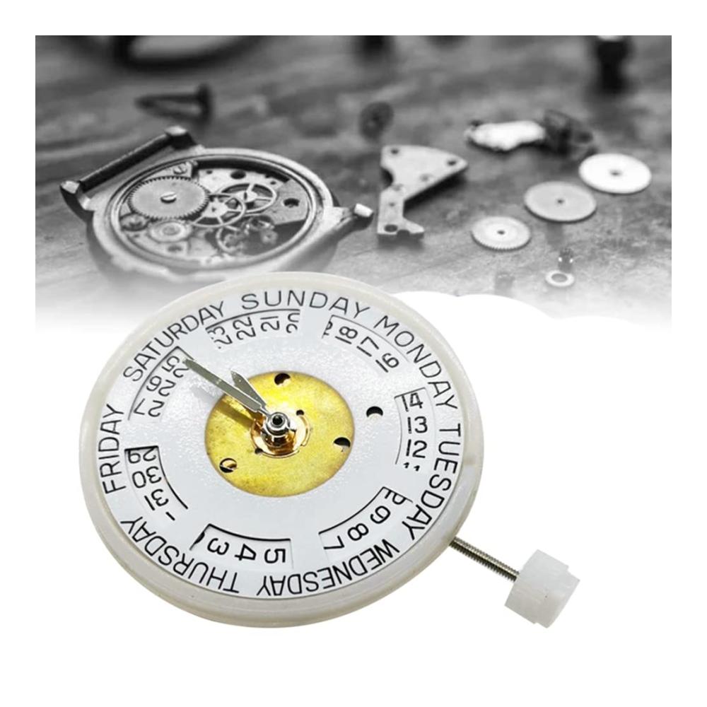 Entdecken Sie Präzision und Stil Hochwertiges 2834-2 Uhrwerk mit DREI Nadeln Oberer und Unterer Kalender Doppelter Kalender – Ihr Schlüssel zu zeitloser Eleganz! Automatisches Mechanisches Ersatzwerk-A für anspruchsvolle Zeitmesser. Perfekte Synthese aus Tradition und Innovation