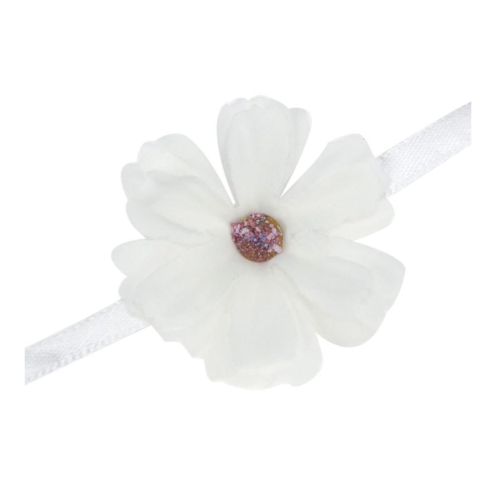 10 weiße Kunstblumenköpfe aus Seide - Perfekte Dekoration für Dessert-Bars Hochzeiten & Partys - Natürlich aussehende Blumenarrangements für Cupcake-Einsätze & mehr