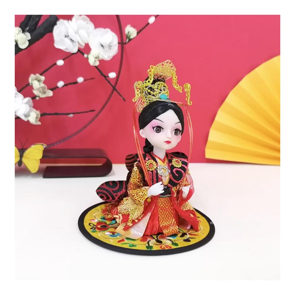 Entdecken Sie stilvolle Tischaufsätze Kunsthandwerk von Peking 14 cm große Peking-Opern-Charakter-Dekorationen chinesische charakteristische Souvenirs für einzigartige Wohnkultur. Verleihen Sie Ihrem Raum kulturellen Glanz