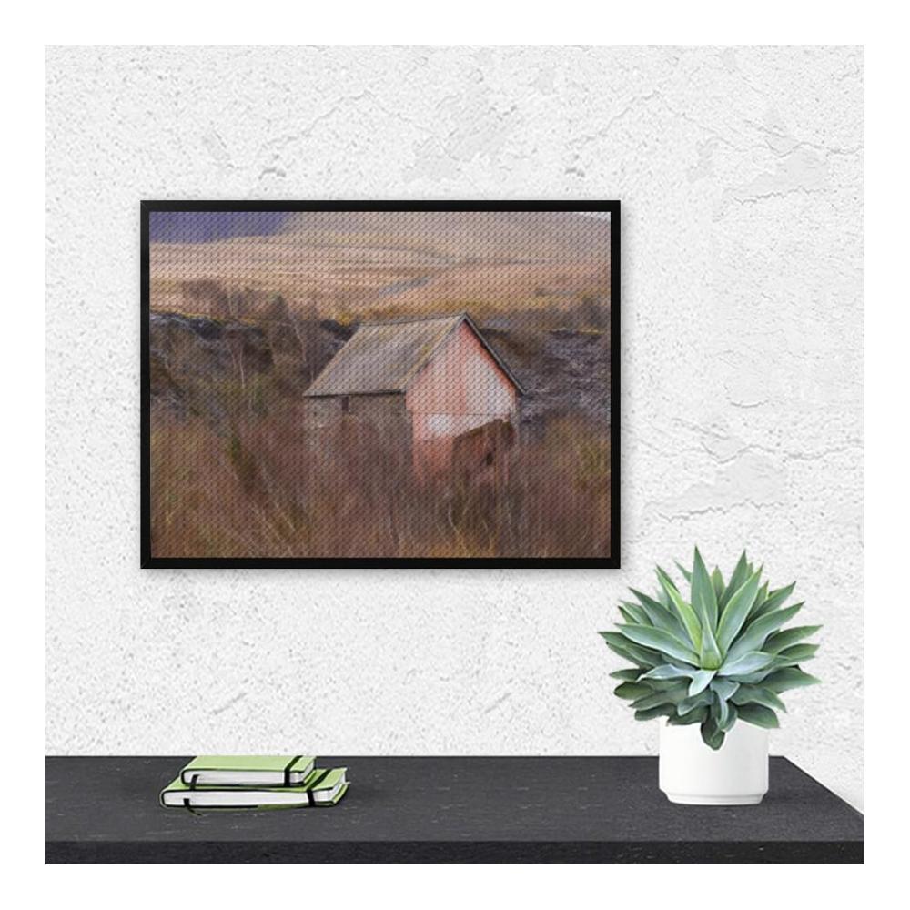 Entdecke die Kunst Malen-nach-Zahlen-Set für Erwachsene auf Leinwand – Klassische Retro-Landschaften für stilvolle Heimdekoration – Inkl. digitalem Öl-Zahlen-Gemälde – Perfektes Geschenk – 406 x 508 cm