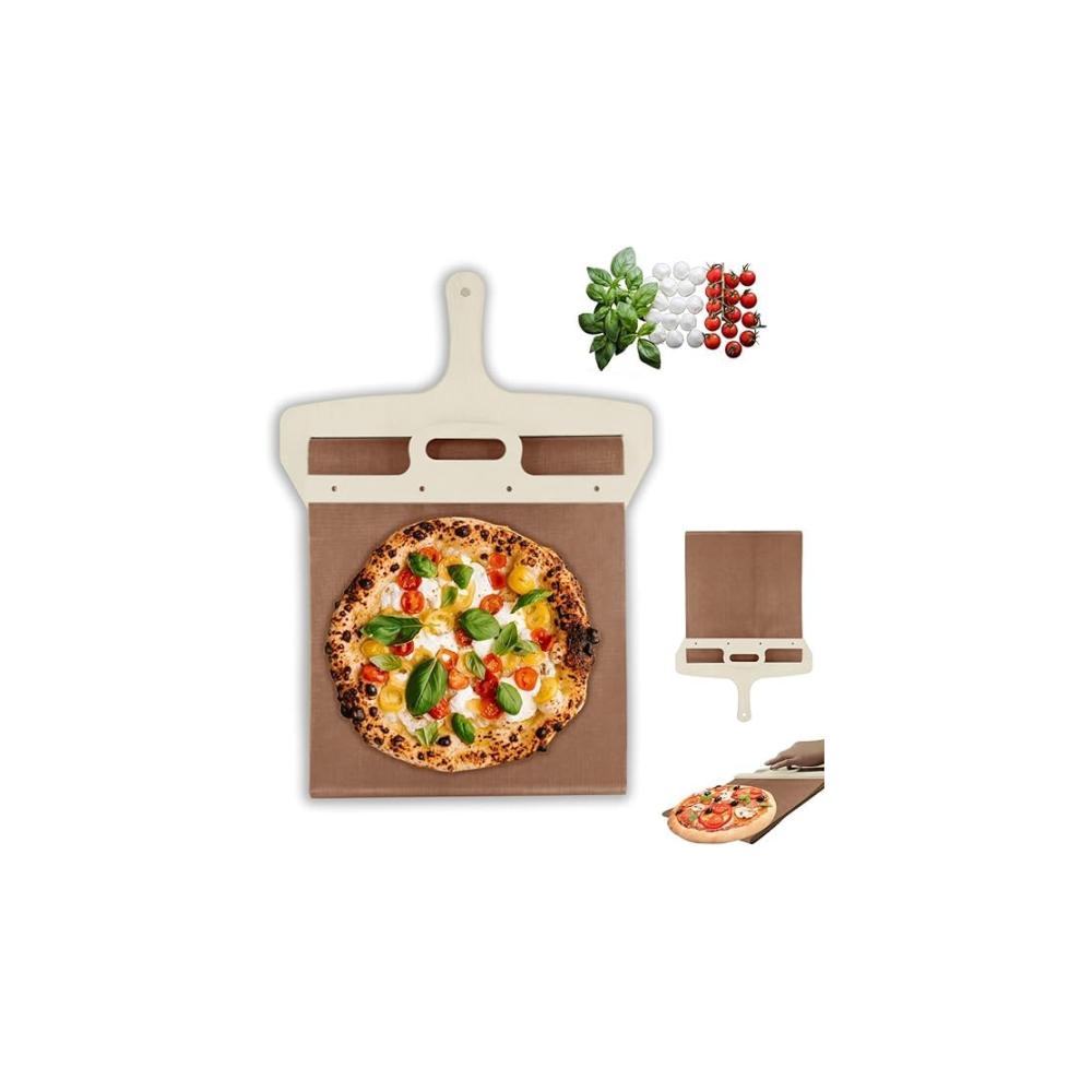 Genießen Sie müheloses Schneiden – Premium Pizzaschneider Set mit ergonomischem Griff für perfekte gleichmäßige Scheiben. Ein Muss für Pizza-Liebhaber