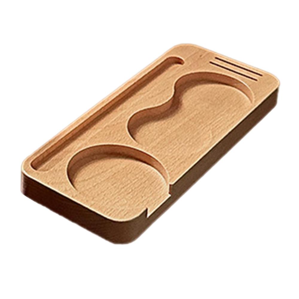 Perfekter Tamper-Ständer aus robustem Holz | Espresso & Kaffee-Tamping-Station | Unverzichtbares Zubehör für Kaffeeliebhaber | Praktisches Geschenk