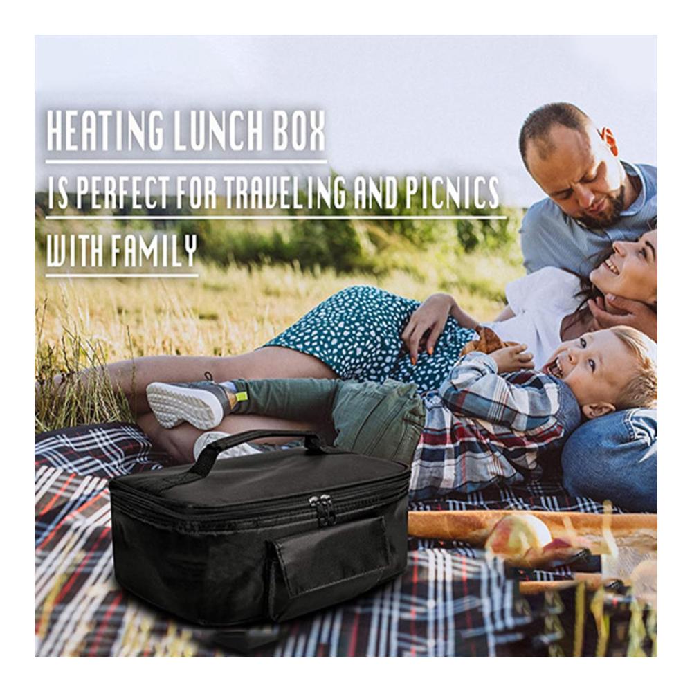 Elektrische Lunchbox für unterwegs | Tragbarer Speisenwärmer für Auto & Camping | Lebensmitteltransporter mit Slow Cooker Funktion