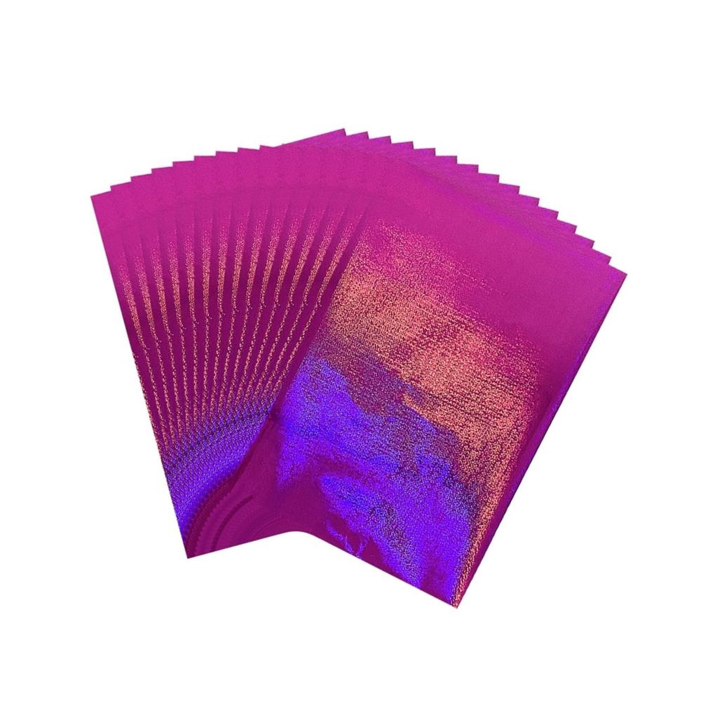 Holografisches Dekorpapier Set Heißprägefolie in Bronze & Rot für Laser Transfer & Scrapbooking – Hochwertige Wärmefolie für Kunsthandwerk & Kartenherstellung