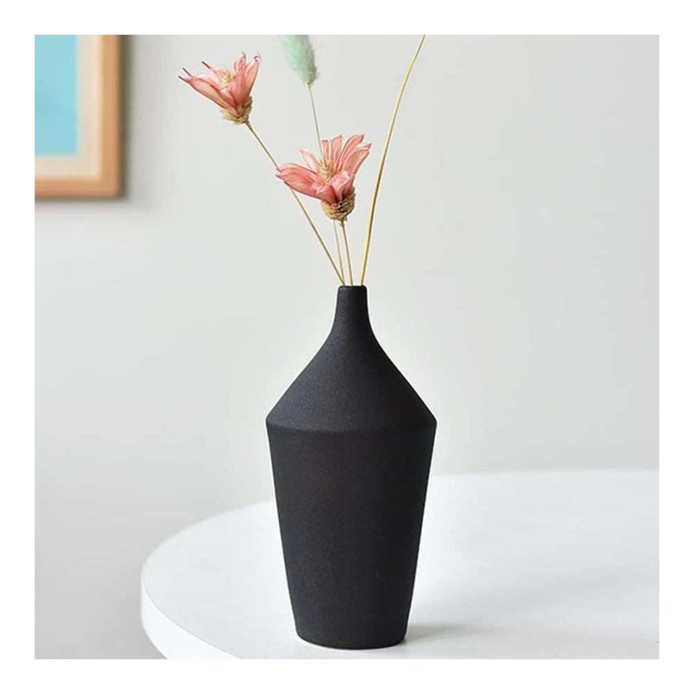Attraktive Keramikvase im skandinavischen Stil – Ideal für Blumenarrangements und Heimdekoration – Bunte matte Oberfläche – Perfekte Ergänzung für Ihr Zuhause