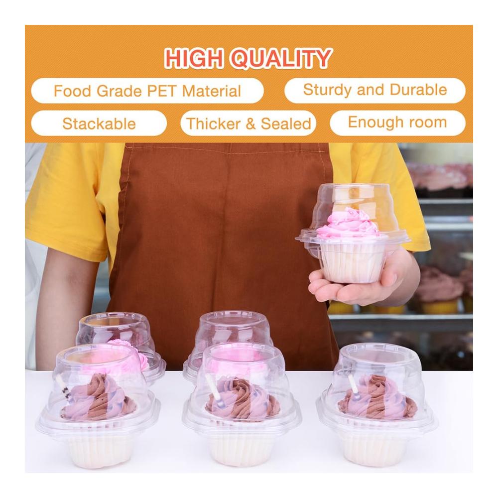Entdecken Sie die Eleganz des Backens 100 Einweg-Backbecher Tulpenförmchen mit 50 Cupcake-Behältern fettdicht und lebensmittelqualität. Premium Antihaftbeschichtung für müheloses Backen. Perfektes Küchen-Backzubehör für Hochzeiten und besondere Anlässe