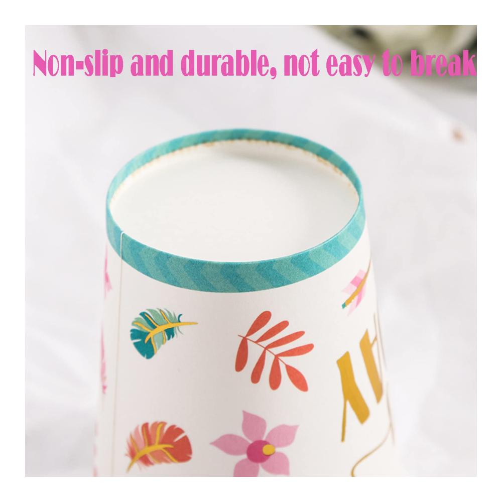 Entdecken Sie den Glanz der Feierlichkeiten! 100x Bunte Einweg Pappbecher - Stilvoll bedruckt mit HAPPY BIRTHDAY! Ideal für Partys Kaffee Tee und mehr. Umweltfreundlich 250ml/9oz Kapazität