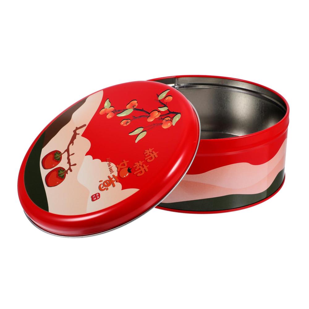 Exklusive Keksdose zum Chinesischen Neujahr 2024 | Weißblechdose mit Drachendesign für Süßigkeiten und Snacks | Traditionelles Geschenk in limitierter Auflage