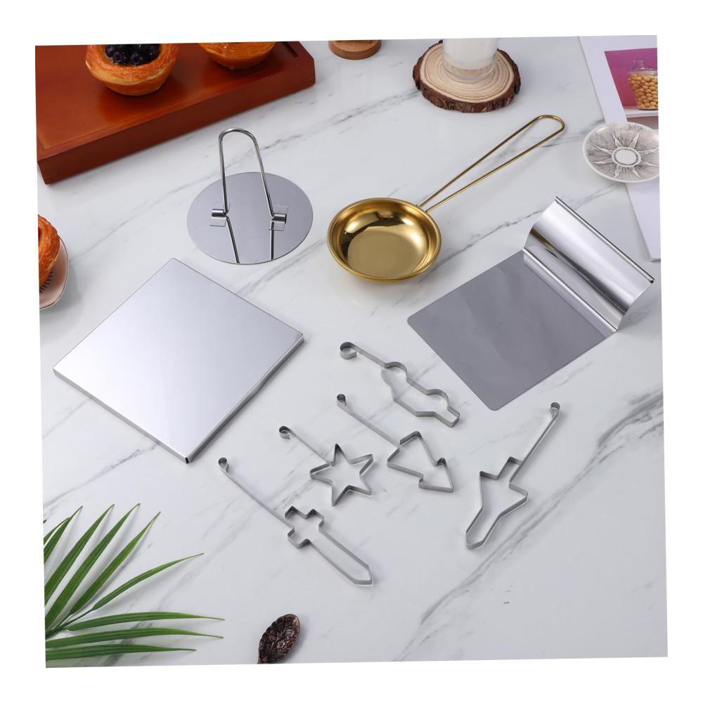 Backspaß Deluxe 10-teiliges Ausstechformen-Set für kreative Keksvariationen | Robuste Metallausstecher für Dalgona Süßigkeiten & mehr