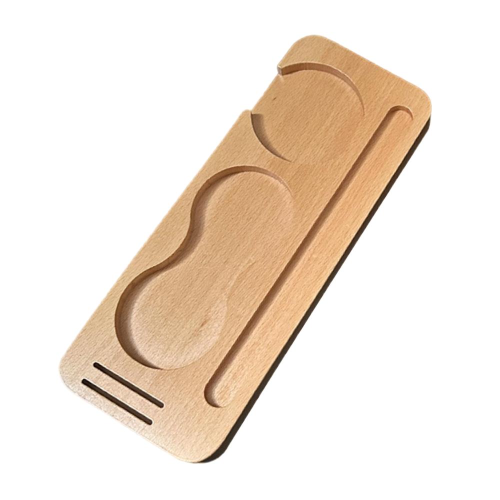 Perfekter Tamper-Ständer aus robustem Holz | Espresso & Kaffee-Tamping-Station | Unverzichtbares Zubehör für Kaffeeliebhaber | Praktisches Geschenk