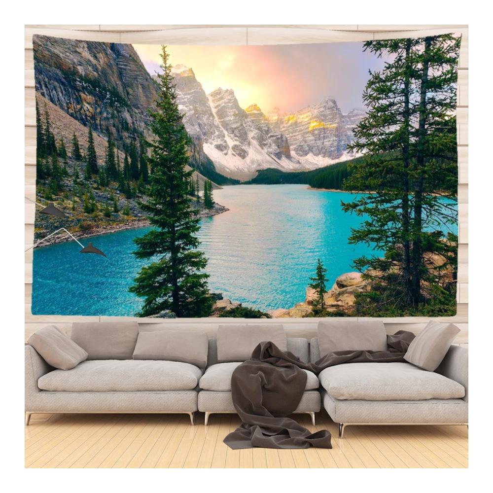 Verwandle dein Zuhause mit unserem exquisiten Wandteppich Naturlandschaft mit Waldpflanzen - XXL Wandbehang für stilvolle Heimdekoration - 62.200 x 150 cm - Zeitloses Design 2024! Ideal für eine harmonische Atmosphäre. Gönn dir Qualität und Stil