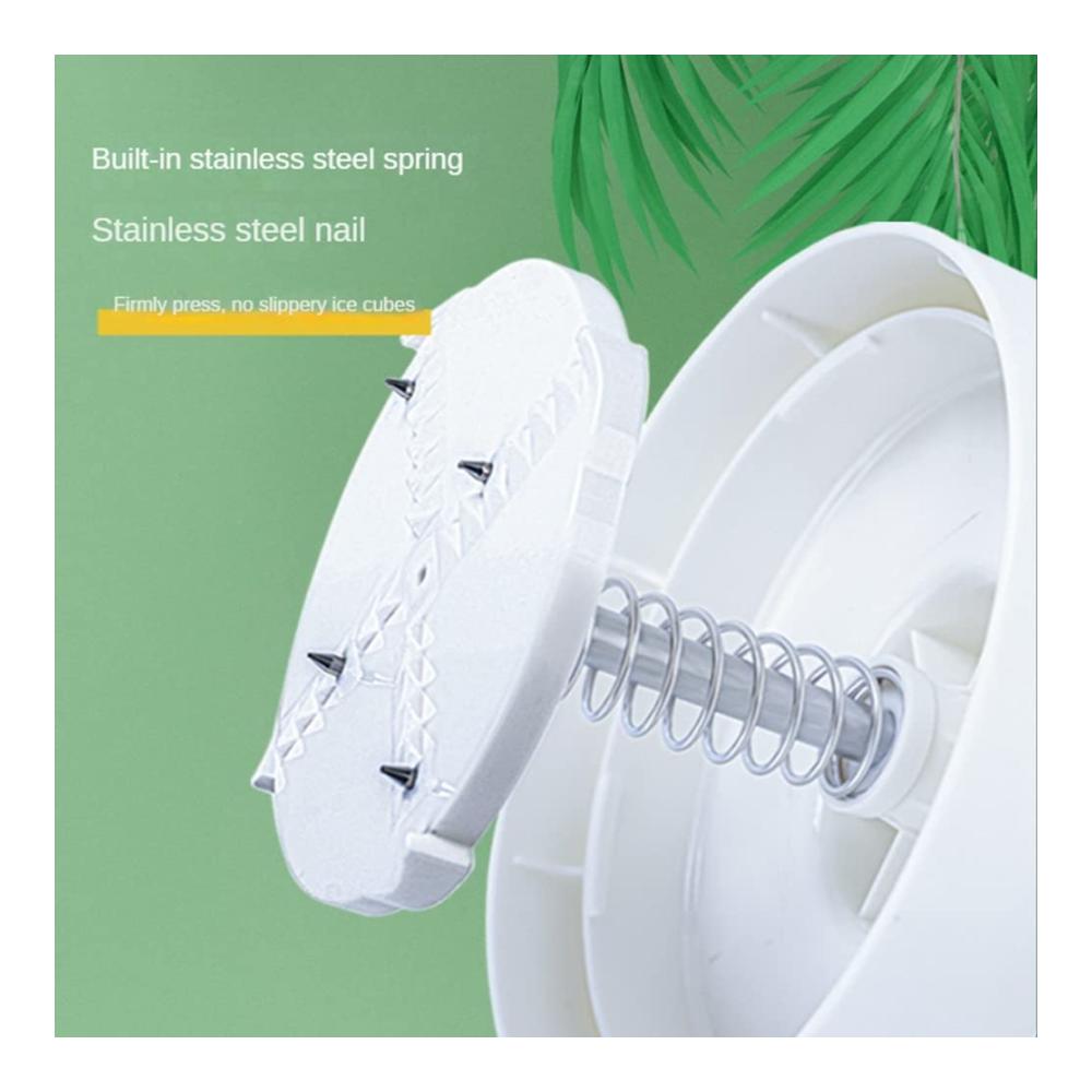 Eiscrusher und Eiswürfelbereiter Set | Manueller Ice Crusher Smoothies | Mit 2X Eiswürfelformen | Perfekt für erfrischende Getränke und Cocktails | Küchenhelfer für coole Genussmomente