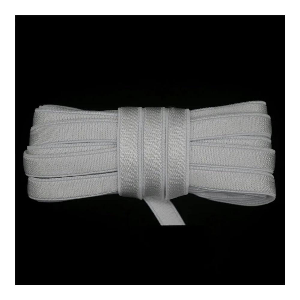 Entdecken Sie das Beste 25 Yards glänzendes Nylon-Spandex-Gummiband - Perfektes Satin-Schultergurtband für BH Unterwäsche & Dessous Nähen - Flexibles Trim in Off-White - 2 Yards Extra! Qualität & Stil für Ihre