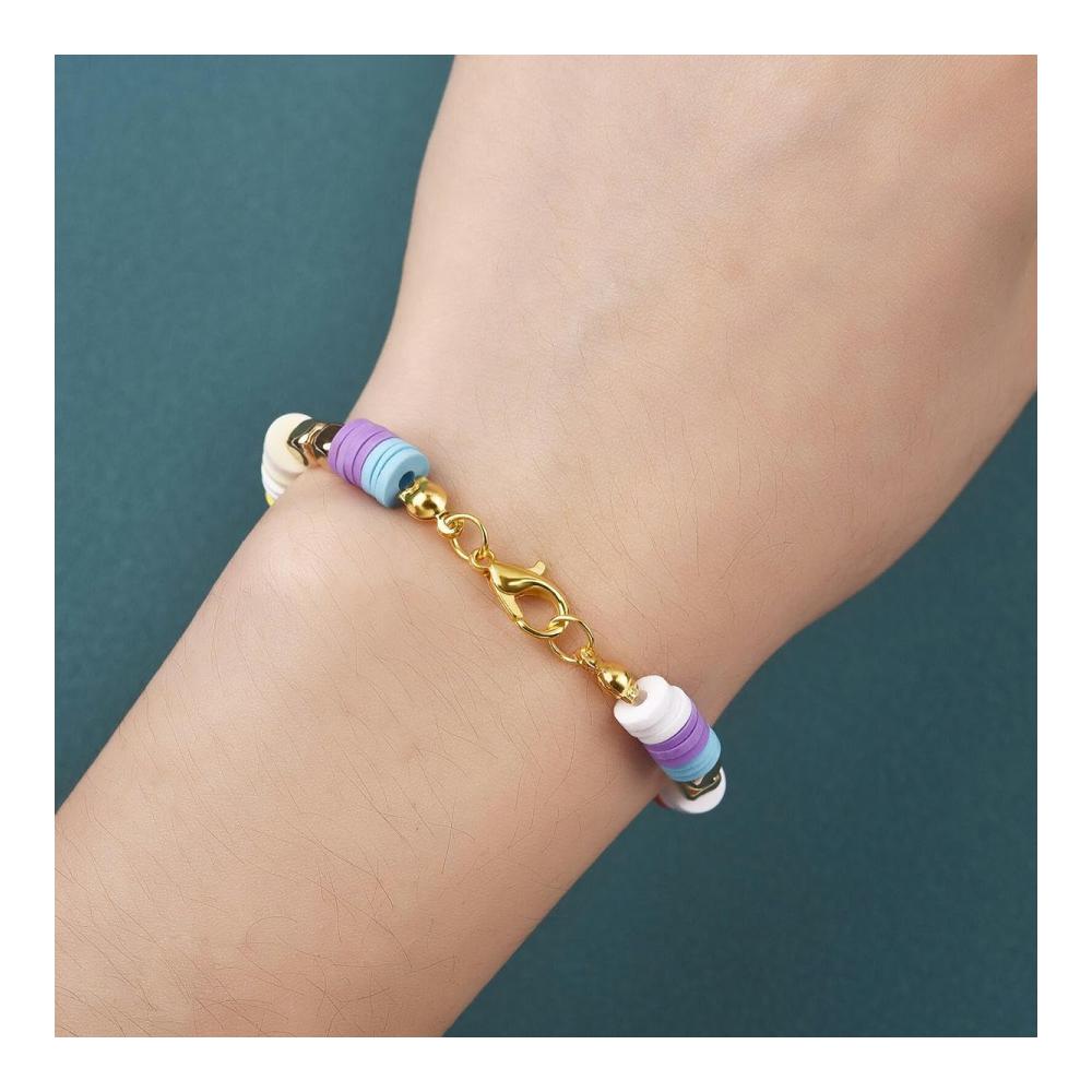 Exklusive Schmuckbastelsets 500x Ringel Karabinerverschluss Biegeringe Endcrimps Perlen & mehr - Handgefertigte Armbänder & Halsketten - Hochwertiges Schmuckzubehör in einer stilvollen Box