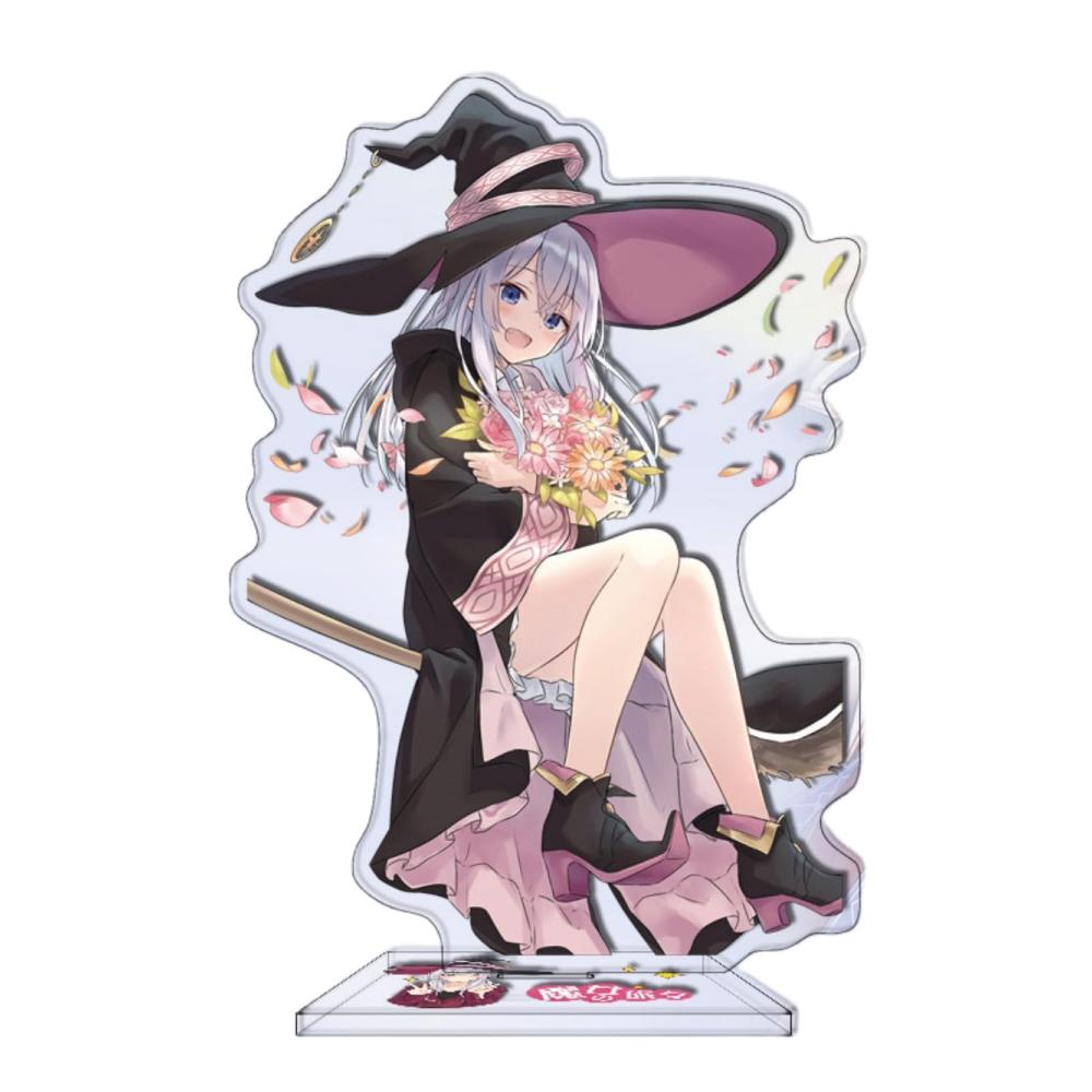 Entdecke die Magie Wandering Witch Elaina Acryl Stehfigur - Elegantes Modell für deine Sammlung! Perfekte Tischdekoration mit Elaina 8 ein Must-have für Figurenliebhaber. Verleihe deinem Raum Charakter mit diesem exquisiten Acryl Aufsteller