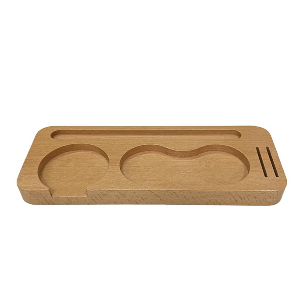 Perfekter Tamper-Ständer aus robustem Holz | Espresso & Kaffee-Tamping-Station | Unverzichtbares Zubehör für Kaffeeliebhaber | Praktisches Geschenk