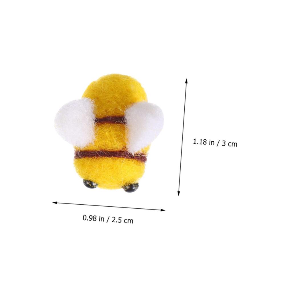 Entdecken Sie 25 exquisite Verzierungen aus Wollfilz Bienen-Girlande Herbstdekorationen Flatback-Anhänger & mehr für DIY-Bastelprojekte. Perfekt für Handwerk Dekoration und Baby-Rucksack. Schmücken Sie mit Stil