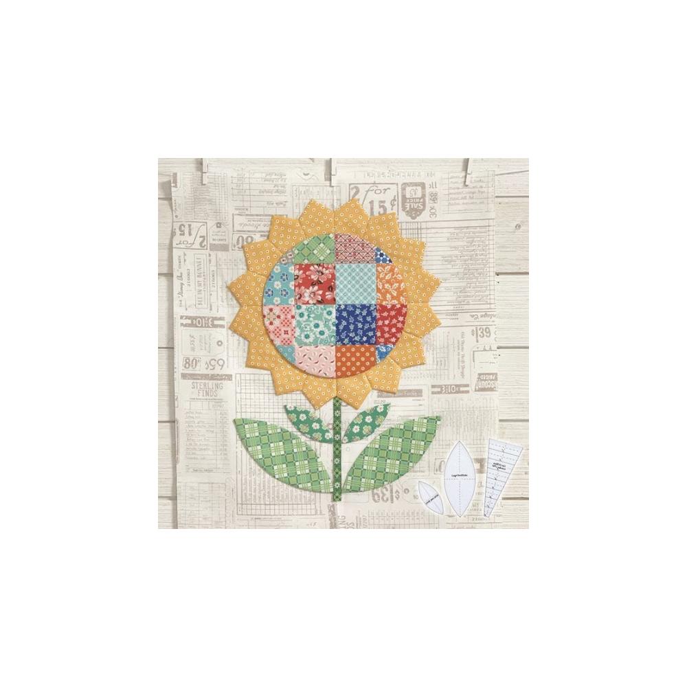 Entdecken Sie kreative Vielfalt! Sonnenblume Quilt Vorlage Set - Perfekt für DIY Acryl Quilting. Schneiden Sie mühelos Nähmuster mit diesem hochwertigen Vorlagen-Set. Ideales Zuhause für Kunsthandwerk und Nähen. Erwecken Sie Ihre künstlerische