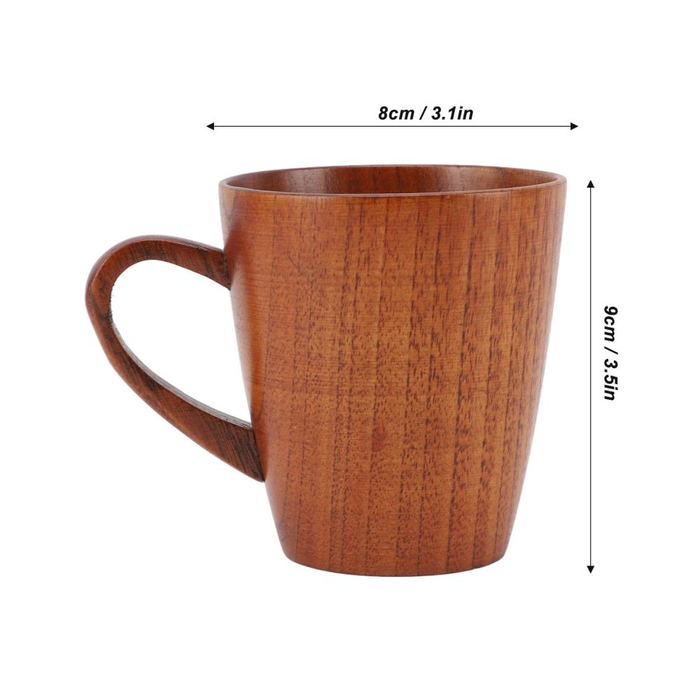 Handgefertigte Bierkrüge aus robustem Holz - Rustikales Trinkvergnügen für Bierliebhaber - Perfektes Geschenk für Bier-Enthusiasten - 500 ml Fassungsver