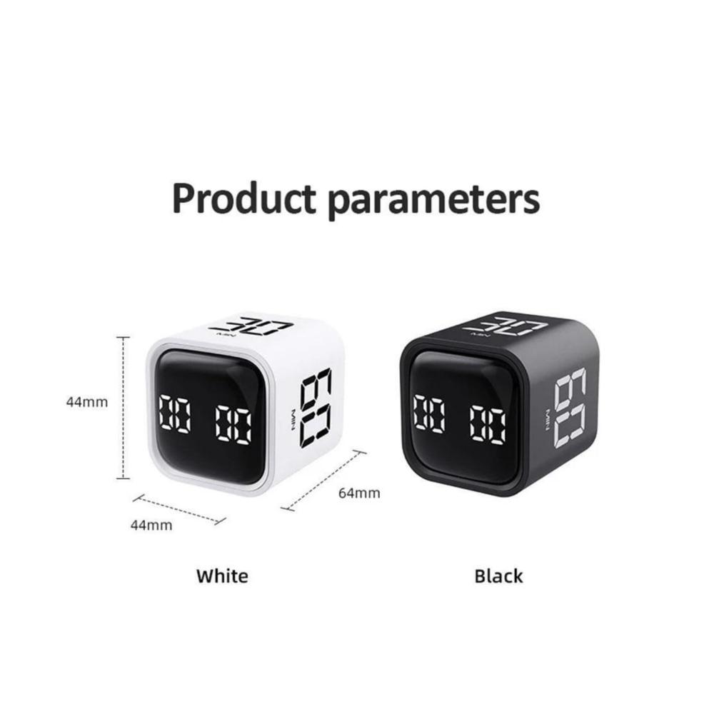 Schneebesen Würfel-Timer mit Schwerkraftsensor-Einstellungsverwaltung - Praktischer Flip-Timer für Übungen und Spiele (A