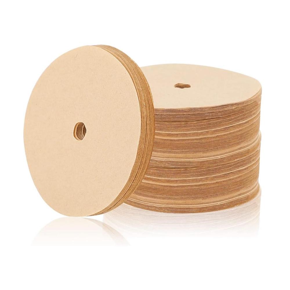 Entdecken Sie den Genuss mit Leichtigkeit! 400 Stück ungebleichte Einwegfilter für Perkolator-Kaffee 95 cm Durchmesser. Scheiben-Kaffeefilter in holzfarbener Optik - langlebig einfach zu installieren und zu bedienen. Perfekt filtrierter Kaffeegenuss wartet auf Sie