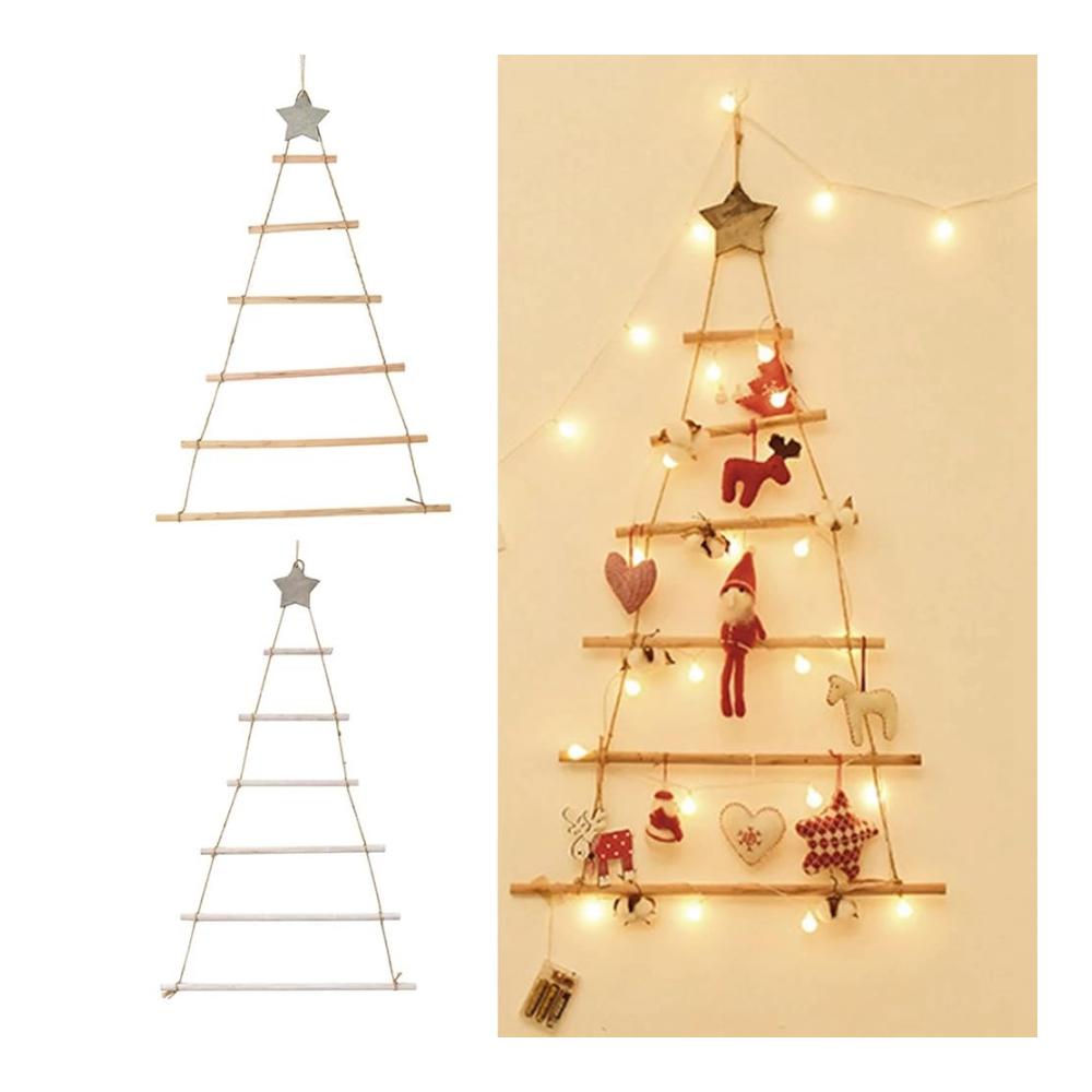 Entdecken Sie den Zauber von Weihnachten 2er-Set Künstliche Weihnachtsbäume - DIY Wandbehang perfekte Dekoration für Ihr Zuhause festlich und stilv