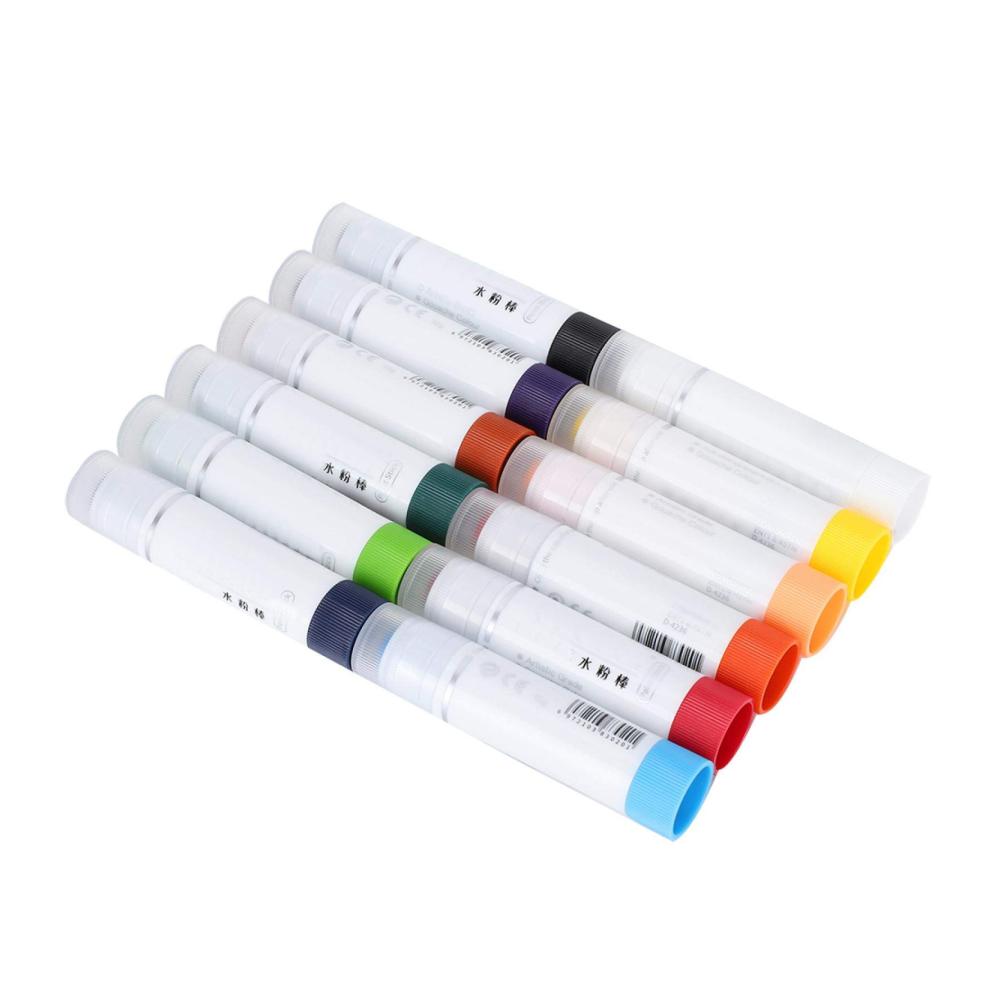 Gouache Sticks & Filzstifte Set 24 Farben Malwerkzeuge für Künstler - Sichere waschbare Materialien - Ideal für Malerei und Zeichnung